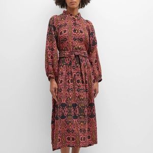 Carolina K Caro Belted Printed Kimono Robe